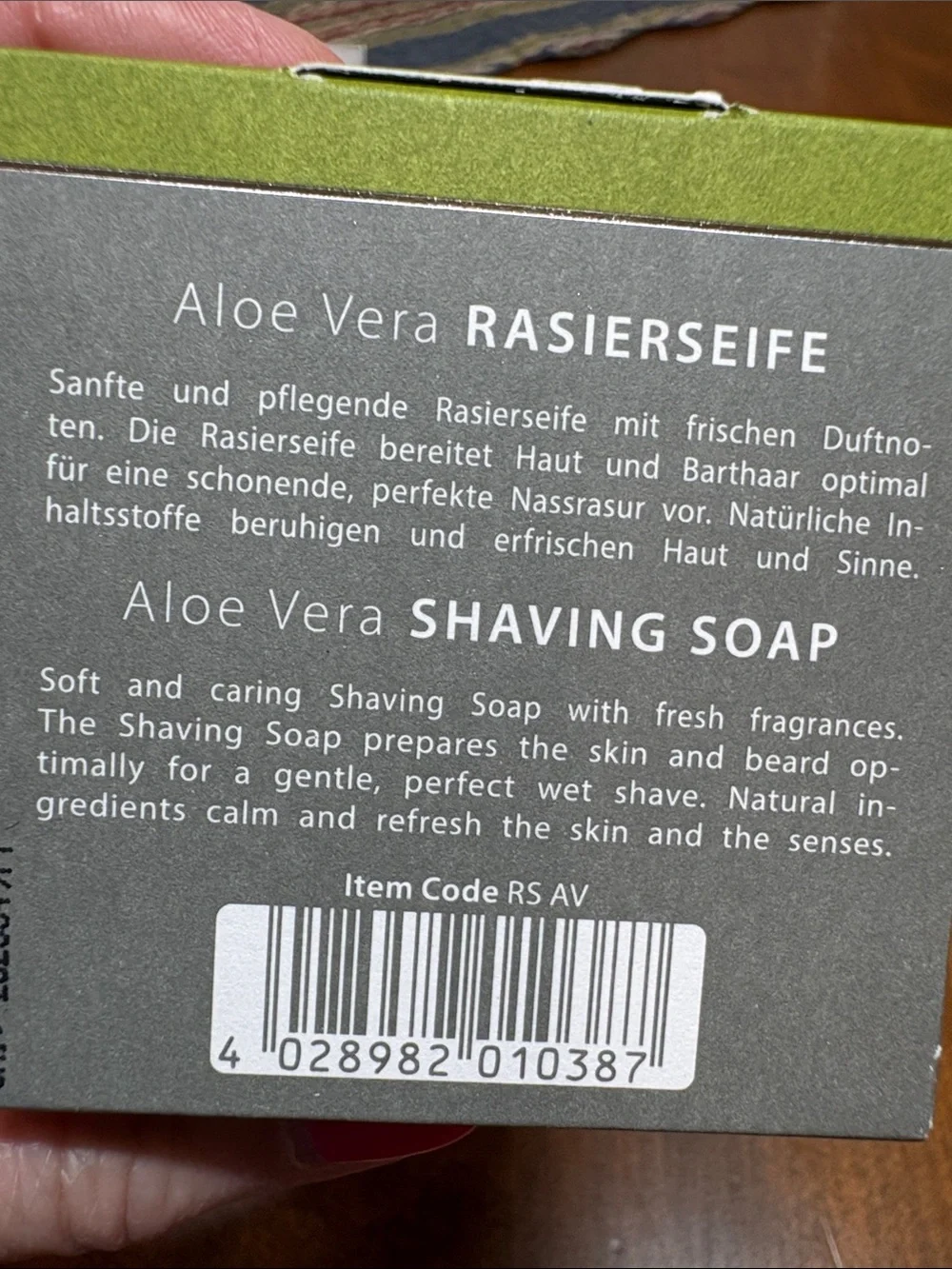 Shaving Soap Trio New in Boxes; Aloe Vera, Sandalwood, and Sea Buckthorn Scents